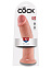 Фаллоимитатор-гигант на присоске King Cock 10 Cock, 23 см, телесный