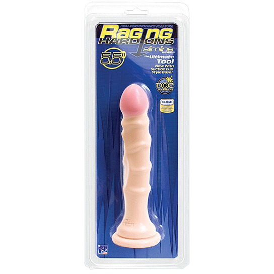 Анальный фаллос на присоске Raging Hard - Ons Slimline 17,5 см