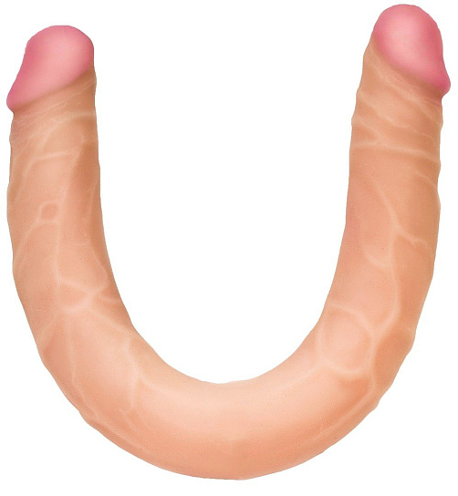 Двойной фаллоимитатор из киберкожи Love Toy, 47 см