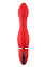 Супер мощный вибратор для фистинга, ToyFa Black & Red, красный
