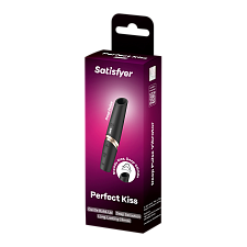 Satisfyer Perfect Kiss — клиторальный вакуумный вибратор в форме помады, 30 режимов
