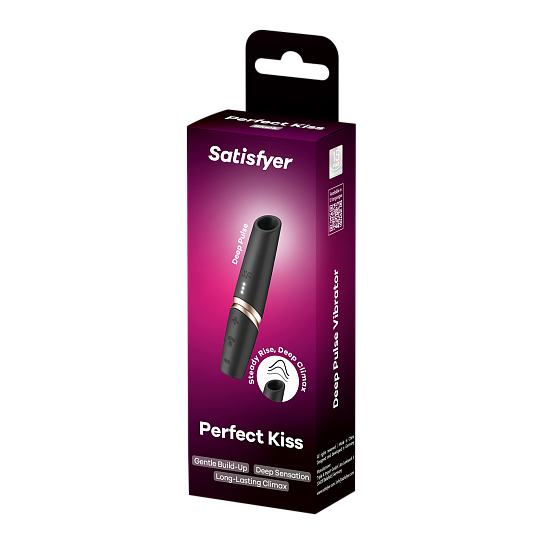 Satisfyer Perfect Kiss — клиторальный вакуумный вибратор в форме помады, 30 режимов Satisfyer Perfect Kiss — клиторальный вакуумный вибратор в форме помады, 30 режимов