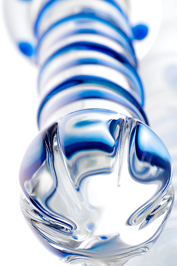 Фаллоимитатор двусторонний с волнующим рельефом, 23 см