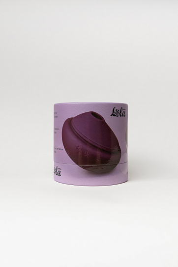 Вакуумно-волновой стимулятор Lola Games Blueberry Cupcake с вибрацией, фиолетовый