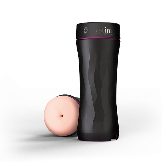 Мастурбатор Mystim Opus E Anus с выраженным рельефом
