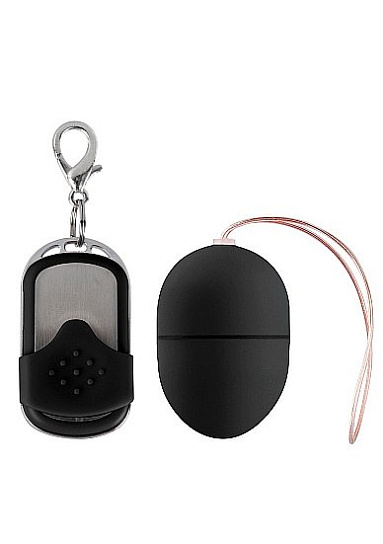 Виброяичко с дистанционным пультом управления, черное