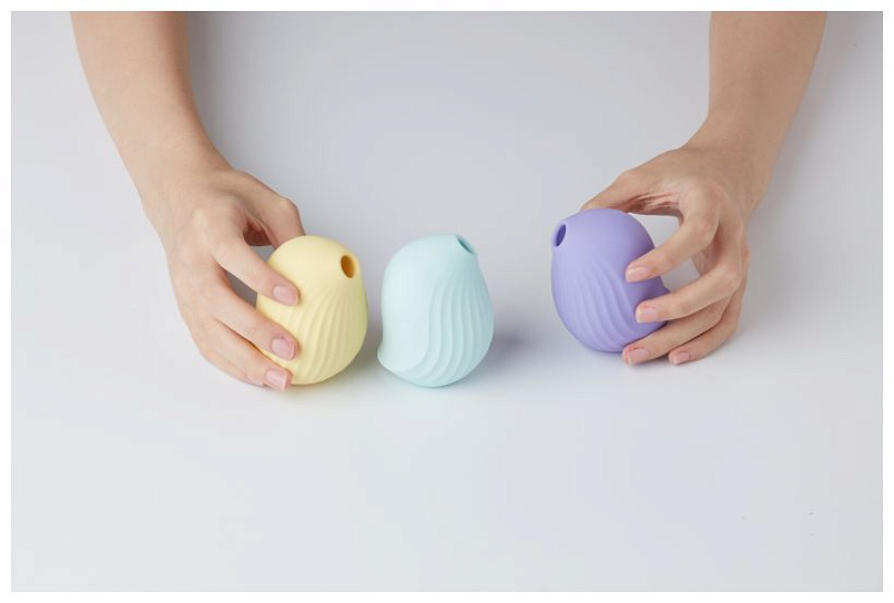 Вибростимулятор с функцией вакуумной стимуляции Cuddly Bird, бирюзовый