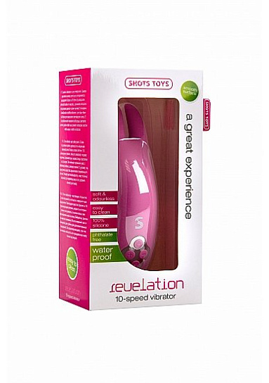 Вибратор с 2-я гребнями REVELATION, розовый