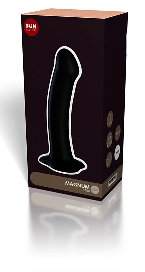 Пенис на присоске Fun Factory Magnum 18.4 см, черный