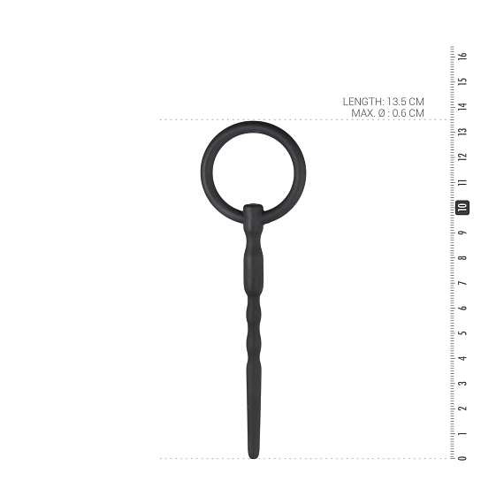 Уретральный расширитель с кольцом Sinner Gear Silicone