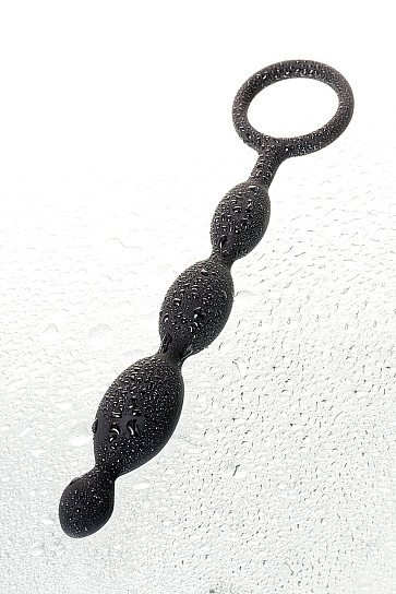Небольшая анальная цепочка Anal Beads с кольцом A-Toys