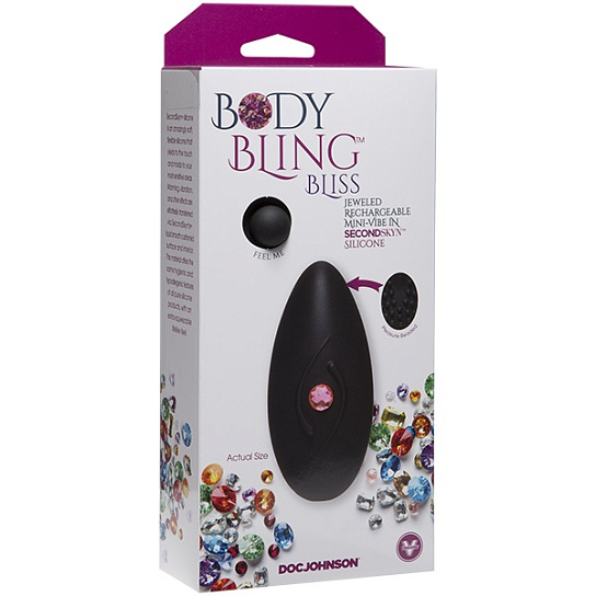 Рельефная вкладка в трусики - вибростимулятор Body Bling Bliss