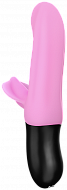 Вагинально-клиторальный пульсатор Bi Stronic Fusion, силикон, розовый