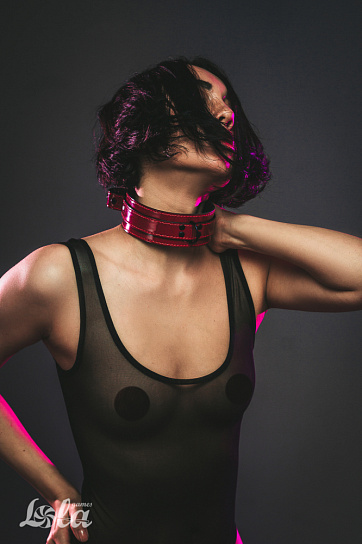 Бордовый ошейник ECCENTRIC