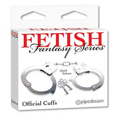 Оковы металические с ключами Official Handcuffs