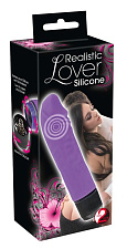 Вибратор Realistic Lover Vibrator, фиолетовый 11,5 см