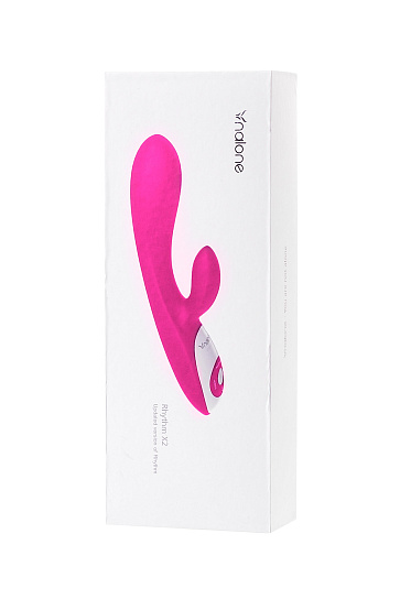 Женский хай-тек вибратор с клиторальным стимулятором Rythm