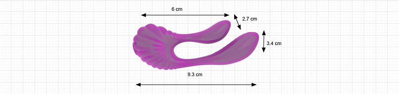 Вибромассажер свободные руки Couple Secrets для пар