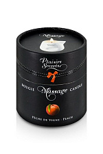 Massage Candle Peach свеча с массажным маслом персик, 80 мл