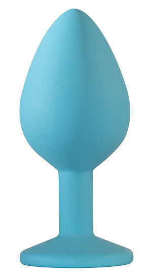 Малая анальная пробка Lola Toys Cutie Medium с розовым кристаллом