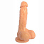 Фалоимитатор 7 inch Carved Dong, телесный