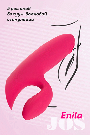 Вибратор-кролик с вакуумной стимуляцией Jos Enila
