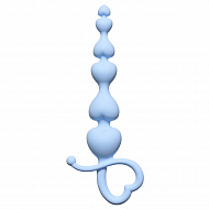 Анальная цепочка для начинающих Begginers Beads, Lola Toys, синяя