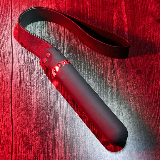 Силиконовый многоскоростной вибратор с ремешком Evolved Spank Me Vibe