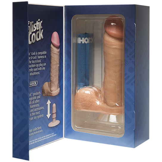 Фаллоимитатор реалистичный The Realistick Cock White 14,3 см