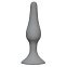 Силиконовая анальная пробка Slim Anal Plug размер XL, серая