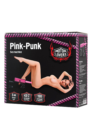 Секс-машина розовая MotorLovers Pink-Punk с поршневой системой, ToyFa