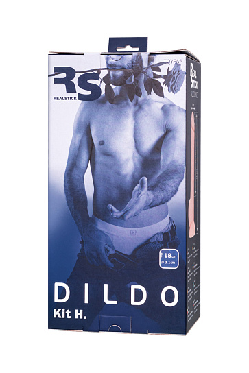 Фаллоимитатор RealStick Silicone Kit H, 18 см