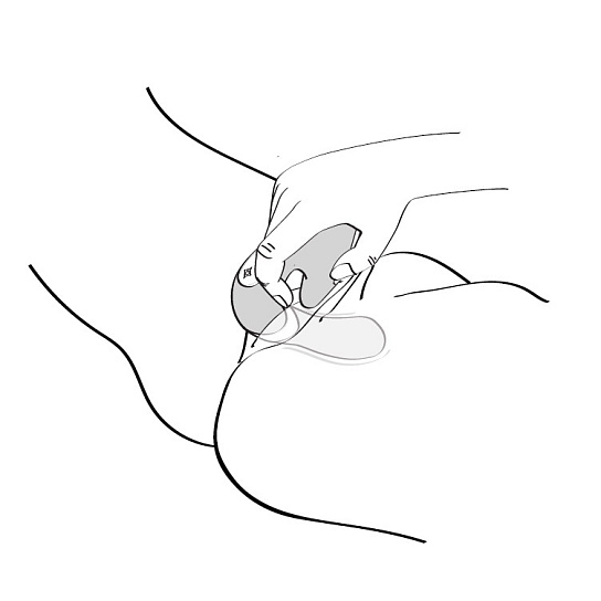 Вибратор с широким стимулятором клитора Shunga Soyo, малиновый