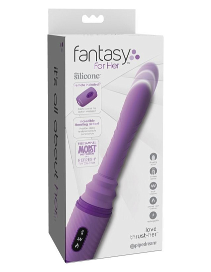 Вибратор Love Thrust-her с поступательными движениями