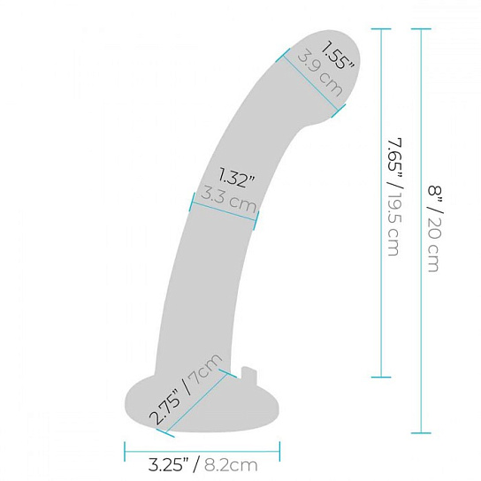 Страпон с пультом управления Pegasus 8 Remote Control, синий