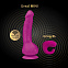Уменьшенный реалистичный вибратор Gvibe Greal Mini, 18 см, фуксия