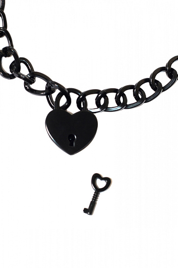 Ошейник в виде цепи EMBRACE, черный