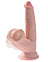 Фаллоимитатор с подвижной мошонкой King Cock Plus 6 Triple Density Фаллоимитатор с подвижной мошонкой King Cock Plus 6 Triple Density