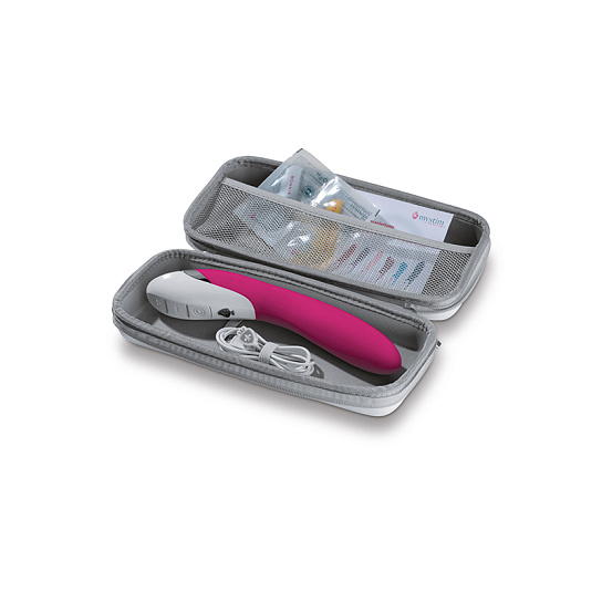 Вибратор сочетающий вибрации и электрическую стимуляцию ELEGANT ERIC, розовый