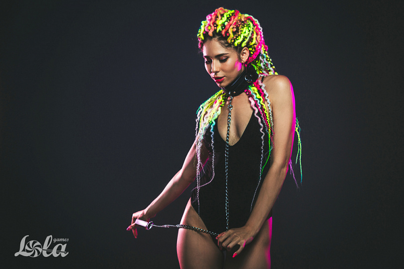 Ошейник регулируемый и с поводком PARTY HARD FETISH