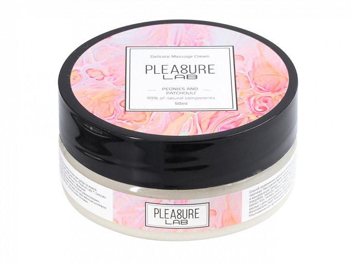 Крем для массажа Pleasure Lab Delicate Пионы и Пачули, 50 мл