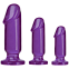 Набор из трех анальных стимуляторов Anal Trainer Kit, фиолетовый