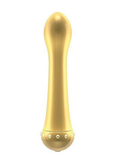 Вибратор THE DIAMOND с яйцевидная головкой, золотистый