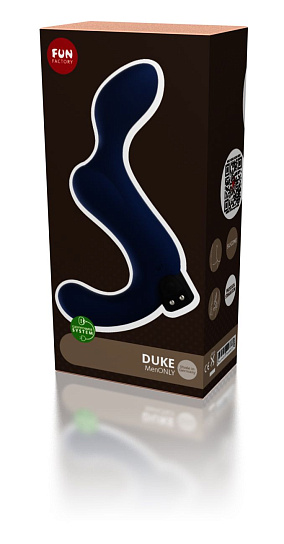 Массажер простаты DUKE Fun Factory с мощной вибрацией, синий
