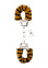 Плюшевые наручники FURRY HANDCUFFS, тигровые