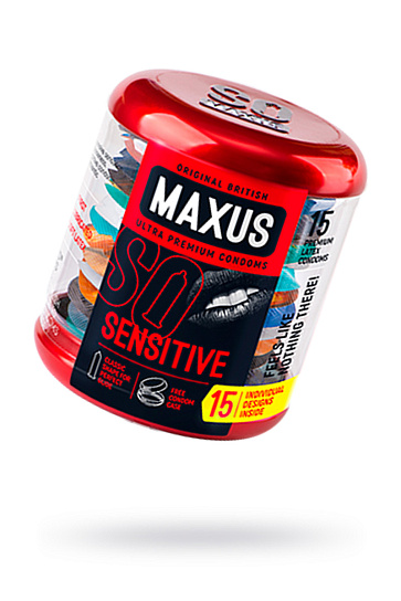 Ультратонкие презервативы в железном кейсе №15 MAXUS