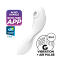 Вакуумно-волновой вибратор Satisfyer Curvy Trinity 5, белый