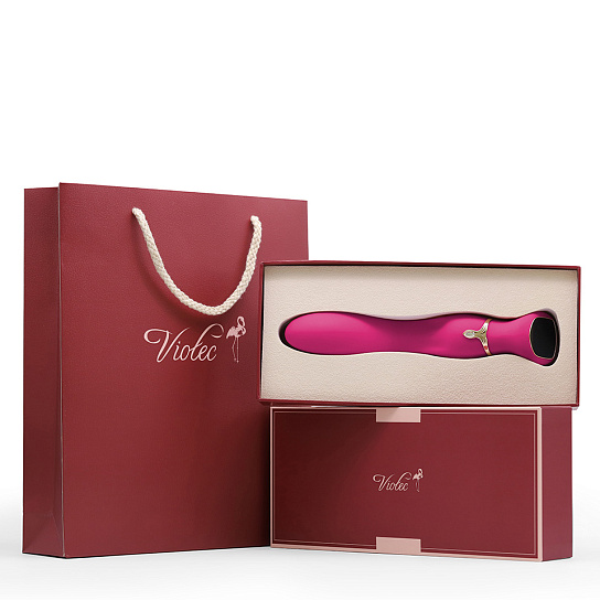 Красивый вибростимулятор Viotec MIRACLE CHANCE, розовый