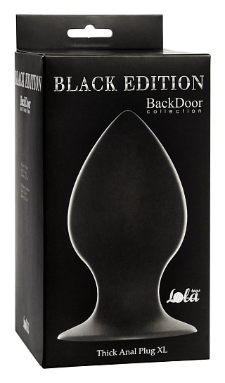Большая анальная пробка Thick Anal Plug XL, Lola Toys