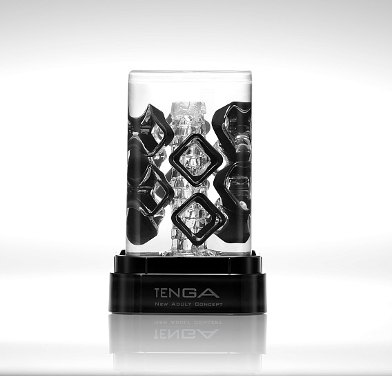 Мастурбатор с узким рукавом Tenga Crysta Block